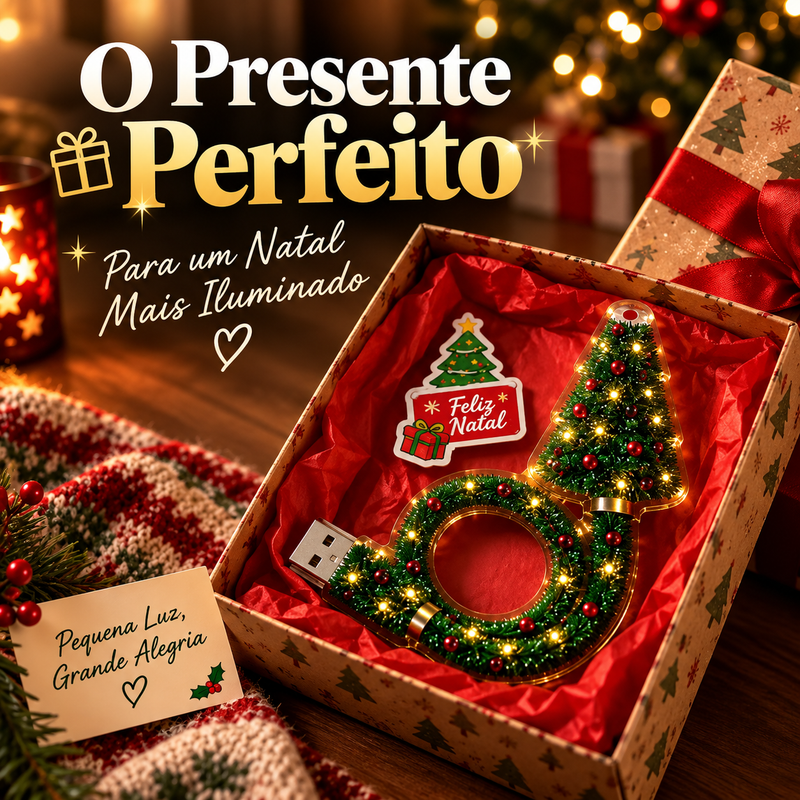 Projetor de árvore de Natal para uso interior, HD, com conexão USB
