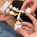 Chaveiro Gaivota da Mina Quente com Luz e Som – Brinquedo Antiestresse Criativo