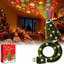 Projetor de árvore de Natal para uso interior, HD, com conexão USB