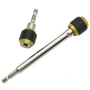 KIT 2 Adaptadores de Mandril 60mm e 120mm Acoplamento Engate Rápido 1/4 com Haste Hexagonal