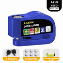 Trava de Disco em Liga de Alumínio Com Alarme 110dB Antifurto para Moto/Bike à Prova dÁgua Universal