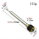 KIT 2 Adaptadores de Mandril 60mm e 120mm Acoplamento Engate Rápido 1/4 com Haste Hexagonal