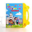 Livro Infantil Bilíngue Português Inglês Livro Interativo com Som Toque Inteligente Educativo Aprendizagem Crianças