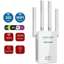 Repetidor de Sinal Wi-Fi Roteador Wireless 2.4G Sem Fio 4 Antenas