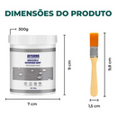 Impermeabilizante Selante Para Infiltração Vazamento Vedação  300G + Pincel