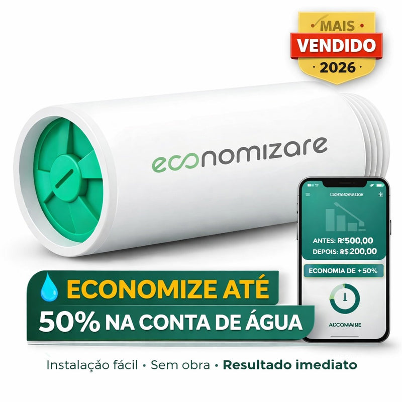 Bloqueador De Ar Redutor Conta Água - Economizare - Economia de Conta de Água