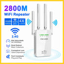 Repetidor de Sinal Wi-Fi Roteador Wireless 2.4G Sem Fio 4 Antenas