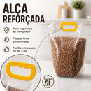 Sacos Potes Premium Armazenador de Alimentos Reutilizáveis 3 UNIDADES