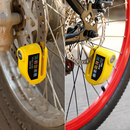 Trava de Disco em Liga de Alumínio Com Alarme 110dB Antifurto para Moto/Bike à Prova dÁgua Universal