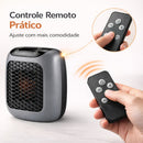 Aquecedor Portátil Mini Com Controle Remoto 800W 127V/220V