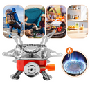 Fogareiro Portátil Fogão á Gás Ingnição Automática Camping Viagem Dobrável Higher Power