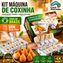 Formas Fábrica de Coxinhas Salgado Modelador 8 Coxinhas Prático