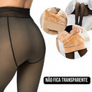 Meia Calça Feminina Peluciada de Lã Aveludada Explendida