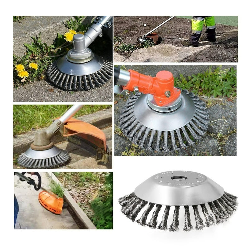 Escova De Aço Para Roçadeira Profissional 15cm Higher Power