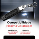 Controle Remoto Portão Universal 4 Botões Mini Chaveiro Garagem