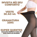 Meia Calça Feminina Peluciada de Lã Aveludada Explendida