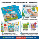 Livro Infantil Bilíngue Português Inglês Livro Interativo com Som Toque Inteligente Educativo Aprendizagem Crianças