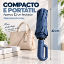 Guarda Chuva Automático Alta Resistência a Chuvas e Vento Forte Com Proteção UV