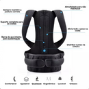 Corretor Postural Ergonômico Reforçado - Cinta Modeladora para Conforto e Suporte