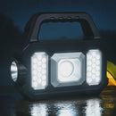Lanterna Solar Portátil Led Camping com Powerbank 1K Lúmens de Alta Potência USB Bivolt